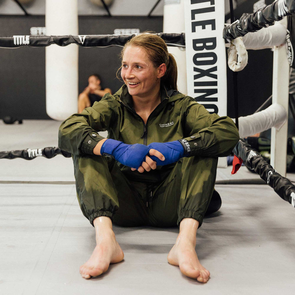 CFX Unisex Sauna Suit for Weight Loss Olive Chimera Fight Exchange